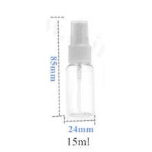 15ml Plastic Separate Pet Spray Bottle for Water, Perfume, Disinfectant